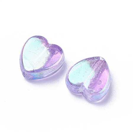 Eco-Friendly Transparent Acrylic Beads PL539-820-1