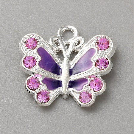 Alloy Rhinestone Pendants FIND-WH0148-234G-1