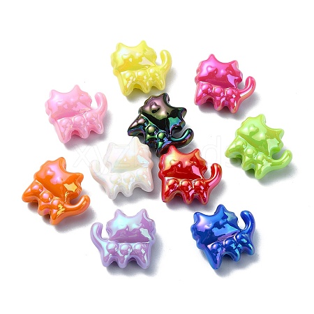 Opaque Acrylic Beads X-OACR-E033-16-1