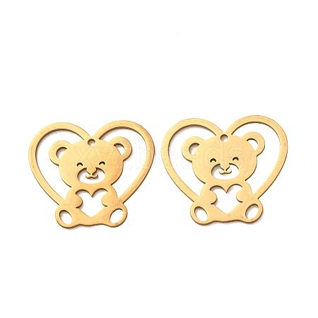 201 Stainless Steel Pendants SA-CBA49C1-01G-1