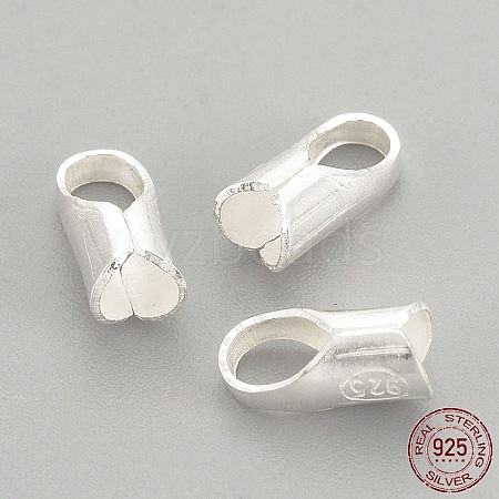 925 Sterling Silver Ends Caps STER-S002-28-1