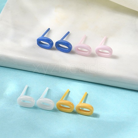 Hypoallergenic Bioceramics Zirconia Ceramic Stud Earrings EJEW-C065-03A-1