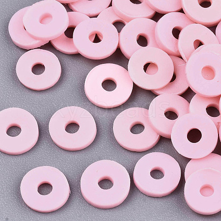 Handmade Polymer Clay Beads X-CLAY-Q251-8.0mm-92-1