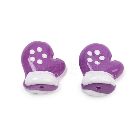 Baking Paint Glass Enamel Beads LAMP-R004-07D-1