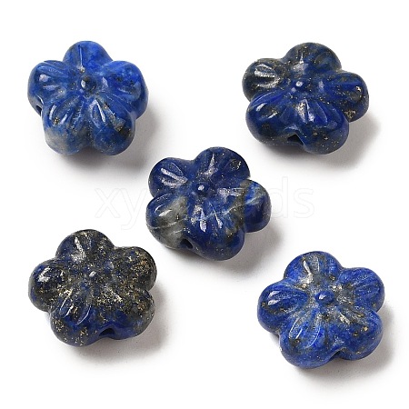 Natural Lapis Lazuli Carved Beads G-P550-11-1