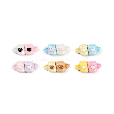 Resin Cabochons RESI-H166-17D-1