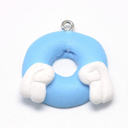 Handmade Polymer Clay Pendants X-CLAY-Q240-021C-1