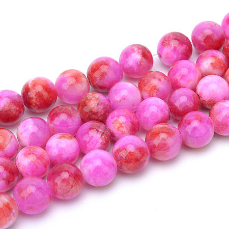 Natural Dyed Persian Jade Gemstone Bead Strands LS-G-R271-6mm-XP07-1
