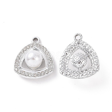 Alloy Rhinestone Pendants ALRI-H004-01P-1