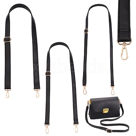 WADORN 3Pcs 3 Style Adjustable Imitation Leather Crossbody Purse Straps FIND-WR0009-32LG-1