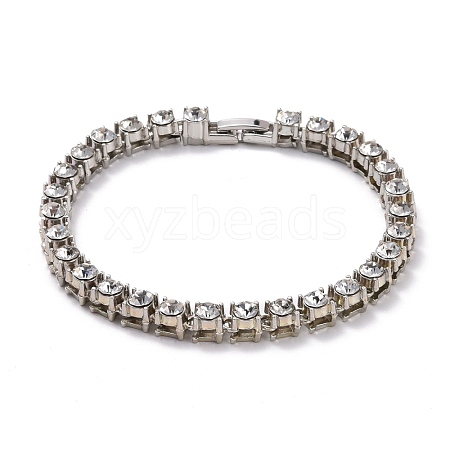 Men's Classic Rhinestone Tennis Bracelet BJEW-I297-01P-03-1