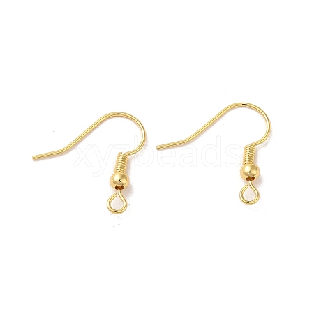 Brass Hoop Earring Findings KK-E098-01G-1