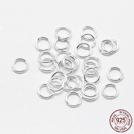 925 Sterling Silver Round Rings STER-L063-03B-S-1