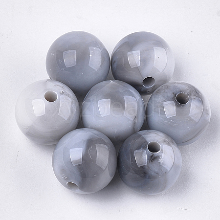 Acrylic Beads OACR-S029-060E-08-1