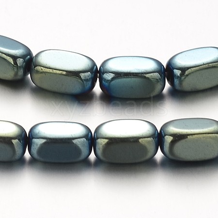 Electroplate Non-magnetic Synthetic Hematite Bead Strands G-F300-40A-07-1
