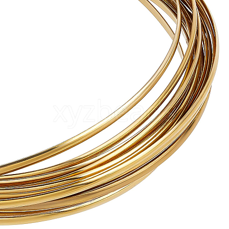 Half Round Brass Wire for Jewelry Making CWIR-WH0003-02-1