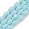 Opaque Solid Color Beads Strands EGLA-N013-P4mm-D11-1