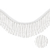 ARRICRAFT 1 Yard Iron Rhinestone Chain Tassel Fringe Trimming RB-AR0003-19-1