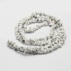 Natural Howlite Beads Strand G-F328-05-2