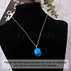 Natural & Synthetic Mixed Gemstone Pendants G-TA0001-11-12