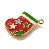 Christmas Theme Alloy Enamel Pendants FIND-I040-01B-2