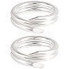5Pcs 925 Sterling Silver Split Jump Rings STER-BBC0009-45A-7