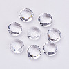 Faceted K9 Glass Pointed Back Cabochons RGLA-P013-A02-1