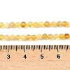 Natural Yellow Opal Beads Strands G-F509-07-3mm-02-3