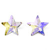 Glass Rhinestone Cabochons MRMJ-N029-04A-14-4