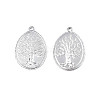 Non-Tarnish 201 Stainless Steel Pendants STAS-T063-188P-3