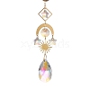 Brass & Crystal Suncatchers LS-HJEW-G018-04B-G-4