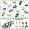 Unicraftale 16Pcs 4 Colors 304 Stainless Steel Tube Beads STAS-UN0055-35-5