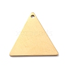 Ion Plating(IP) 304 Stainless Steel Pendants STAS-F271-08D-G-2