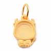 925 Sterling Silver Pendant Cabochon Settings LS-STER-I020-01B-G-1