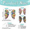 DIY Butterfly Wing Earring Making Kit RESI-TA0002-18-11