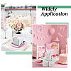 Gold Stamping For You White Paper Candy Boxes with Ribbon CON-WH0043-302C-5