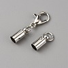 Brass Lobster Claw Clasps FIND-WH0044-78P-2