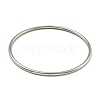 Non-Tarnish 7Pcs Vacuum Plating 202 Stainless Steel Plain Ring Bangle Sets BJEW-M317-16A-P-2