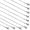 12Pcs 0.9MM 304 Stainless Steel Snake Chain Necklace Making STAS-SC0021-57P-1