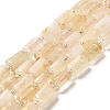 Heated Natural Citrine Beads Strands G-N327-06-16-1