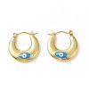 316 Stainless Steel Hoop Earrings EJEW-I282-01B-02G-1