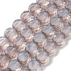 Electroplate Glass Beads Strands EGLA-C010-01A-PL04-1