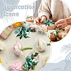 16Pcs Flower Polyester Ornament DIY-HY0003-34C-5