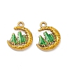 304 Stainless Steel Enamel Pendants STAS-F347-11G-1