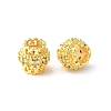 Brass Micro Pave Cubic Zirconia European Beads KK-U067-08G-06-1