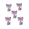 Alloy Enamel Pendants ENAM-M046-10G-A-4