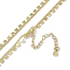 Rack Plating Brass Twisted Chain Heart Tassel Necklaces for Women NJEW-K382-15D-G-2