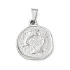 304 Stainless Steel Pendants SA-CBA34D4-03G-P-1