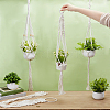 4Pcs 4 Styles Cotton Weaving Rope Wall-Mounted Basket AJEW-OC0015-28-3