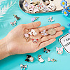  26Pcs 13 Styles Alloy Enamel with Crystal Rhinestone Pendants ENAM-TA0001-68-6